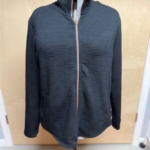 Skechers Black Textured Jacket